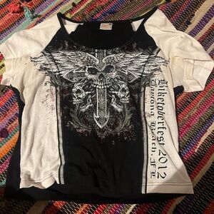 Black and White Graphic Tee